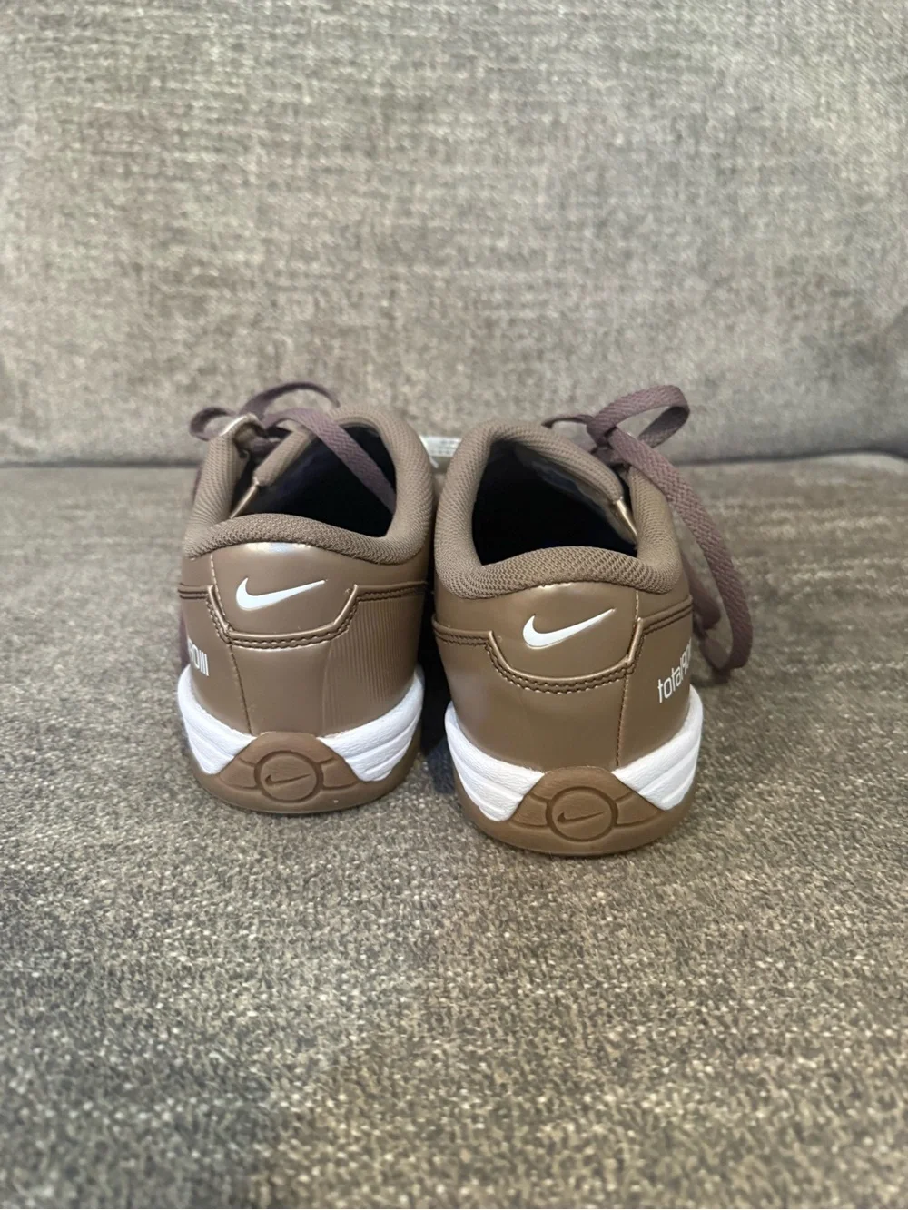 NEW Nike Bronze and White Total90 II Indoor Soccer Shoes size 8